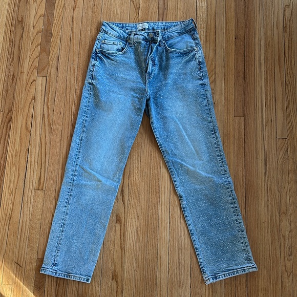 Pilcro High-Rise Rhinestone Jeans | 29 - Picture 7 of 7